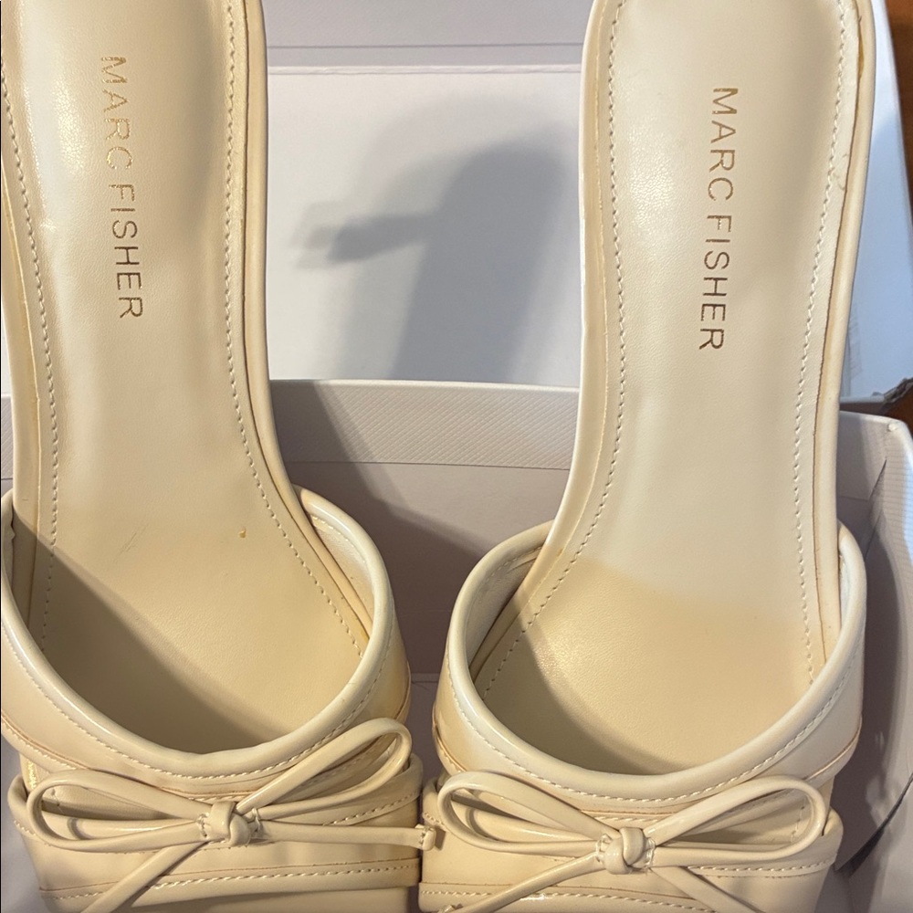 Marc Fisher Cream Women's Shoes
